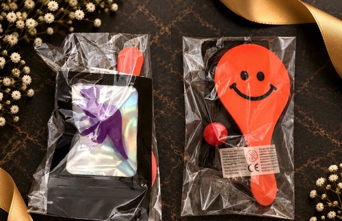 Smiley paddle ball toy - –, fun