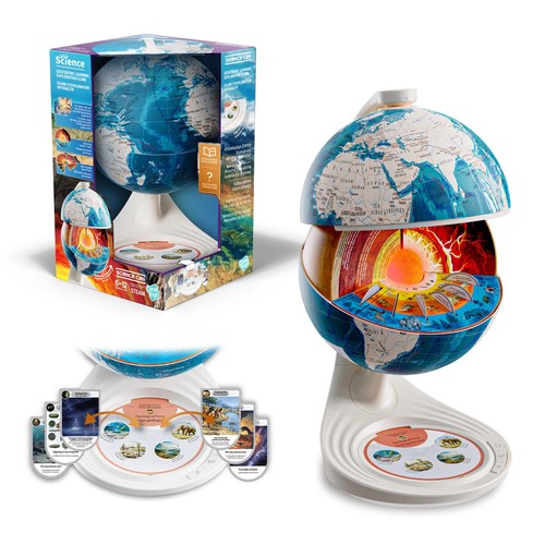 Science interactive globe - science,