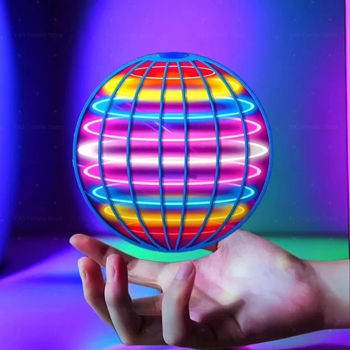 Led flying ufo ball spinning - ufo,