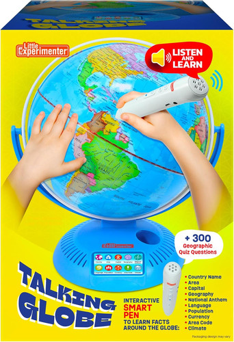 Interactive talking globe with - globe,