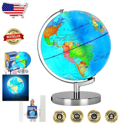 Light world globe - light-up,