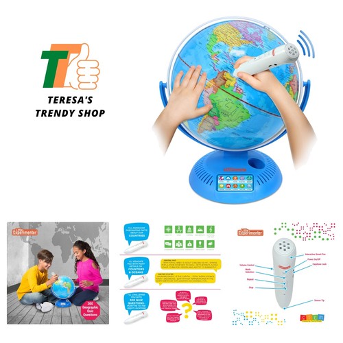 Interactive globe for - 9”,