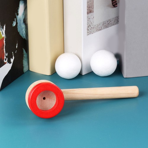 Ball blowing toy wood foam - blowing,